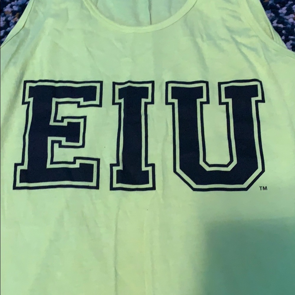 NWOT EIU TankTop size M. Neon yellow - Picture 2 of 5